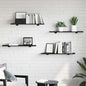 Shelf Board 4 pcs Brown 100 x 10 x 1.5 cm