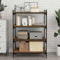 Shelf Board 4 pcs Brown 100 x 10 x 1.5 cm