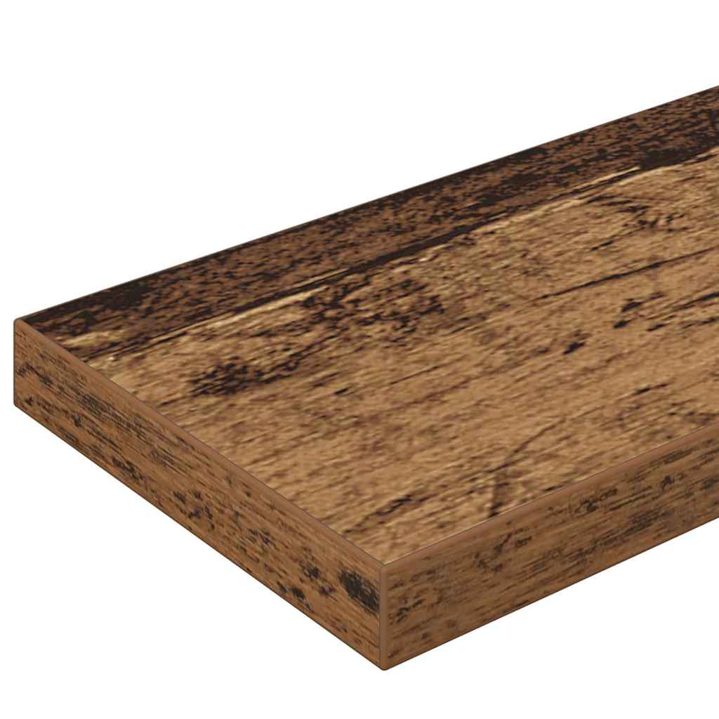 Tablero de Estantería 4 pcs Marrón 100 x 10 x 1,5 cm