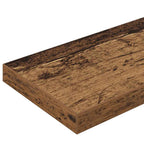 Tablero de Estantería 4 pcs Marrón 100 x 10 x 1,5 cm