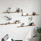 Shelf Board 4 pcs Brown 100 x 10 x 1.5 cm