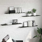 Shelf Board 4 pcs Brown 100 x 10 x 1.5 cm