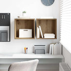Armario de Pared 2 pcs Roble artesanal 37 x 37 x 37 cm