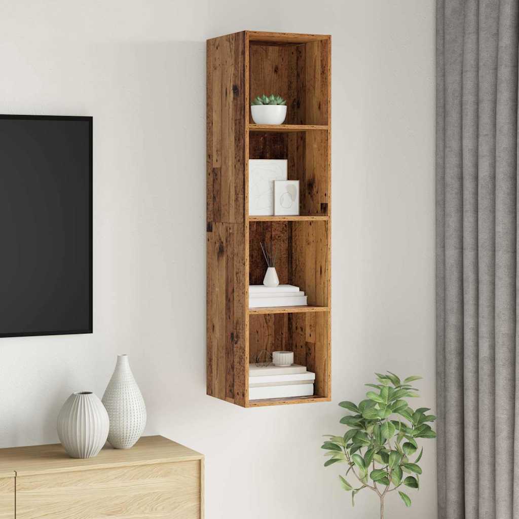 Conjunto de mueble de TV Madera Vieja 37 x 37 x 107 cm
