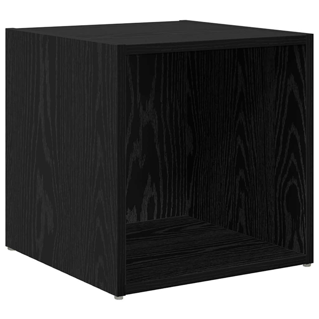 Conjunto de mueble de TV 2 pcs 37 x 35 x 37,5 cm Negro
