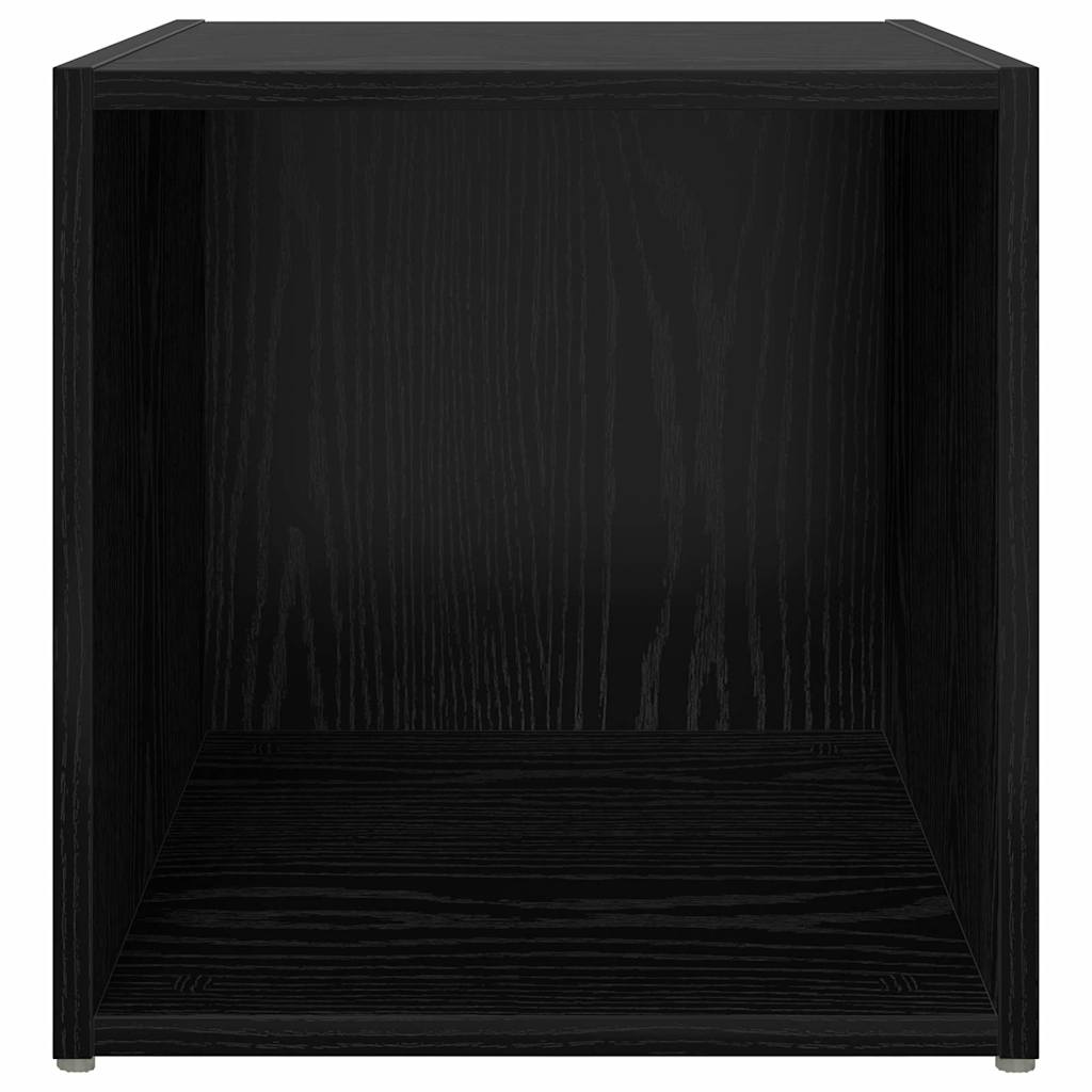 Conjunto de mueble de TV 2 pcs 37 x 35 x 37,5 cm Negro