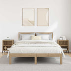 Armario de Noche 2 pcs Roble artesanal 40 x 30 x 50 cm