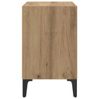 Armario de Noche 2 pcs Roble artesanal 40 x 30 x 50 cm
