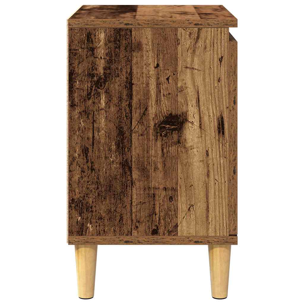 Armario de Noche Madera vieja 40 x 30 x 50 cm