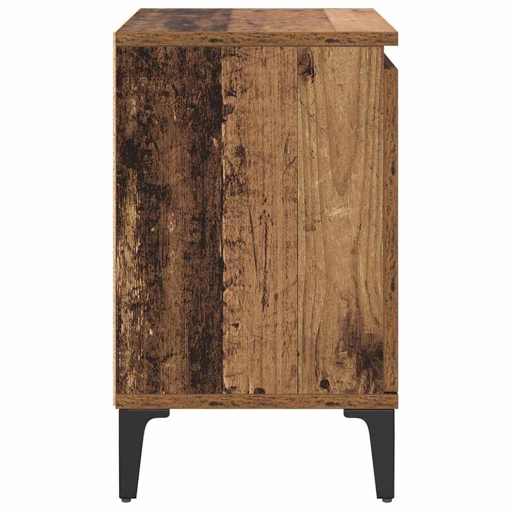 Armario de Noche Madera vieja 40 x 30 x 50 cm