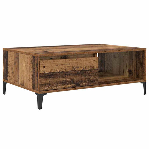 Mesa de Café Madera vieja 90 x 60 x 35 cm Madera contrachapada
