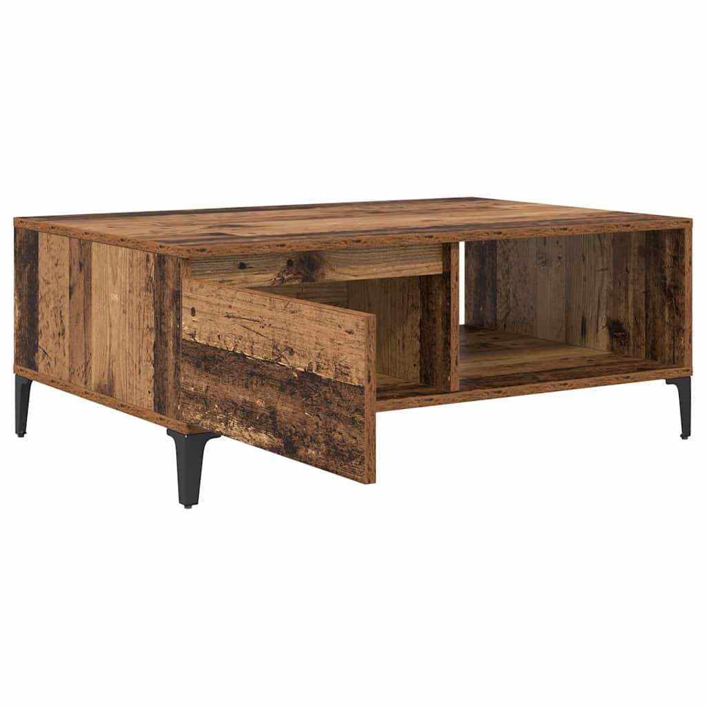 Mesa de Café Madera vieja 90 x 60 x 35 cm Madera contrachapada