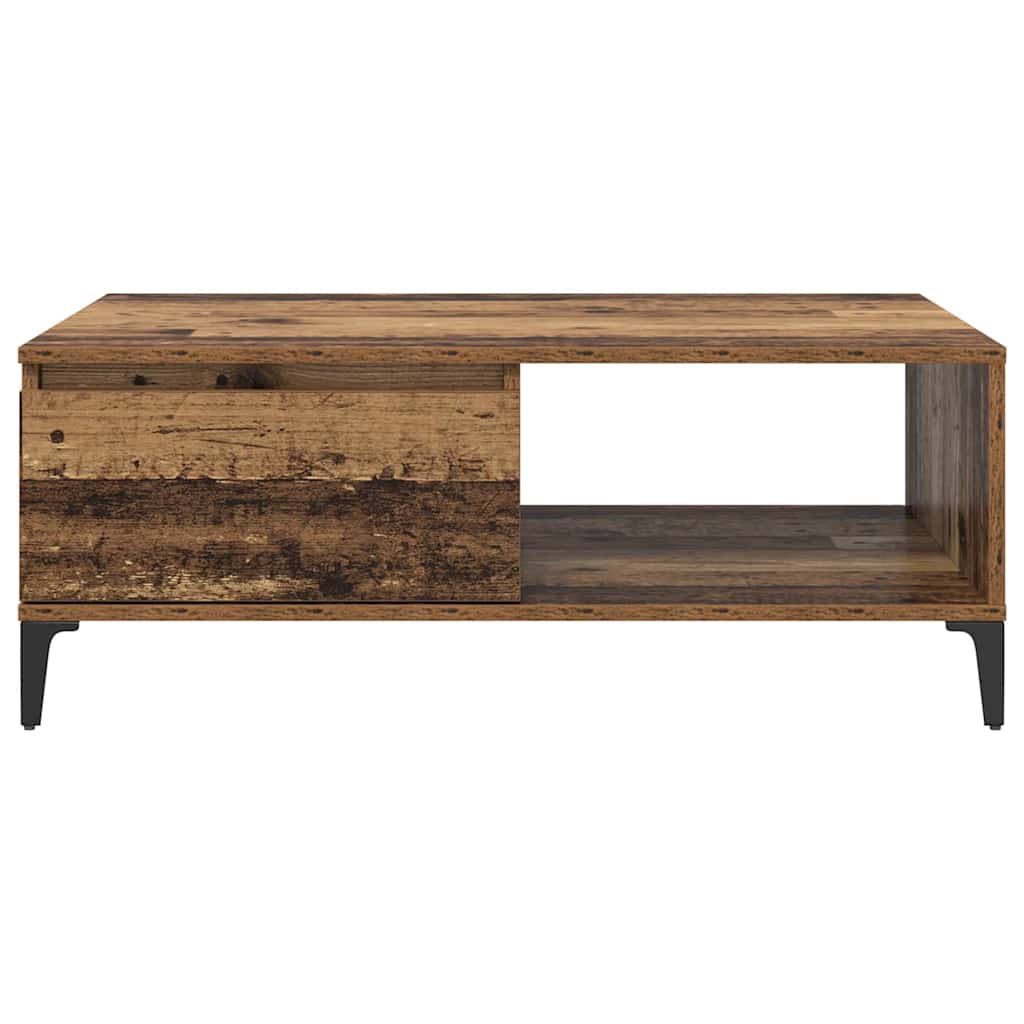 Mesa de Café Madera vieja 90 x 60 x 35 cm Madera contrachapada