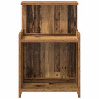 Armario de Noche 2 pcs Madera vieja 40 x 35 x 60 cm