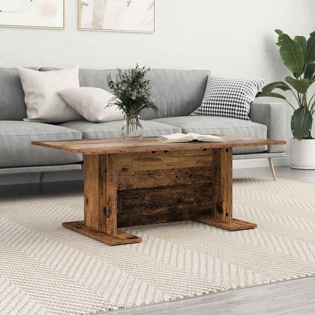 Mesa de Café Madera vieja 103.5 x 60 x 40 cm