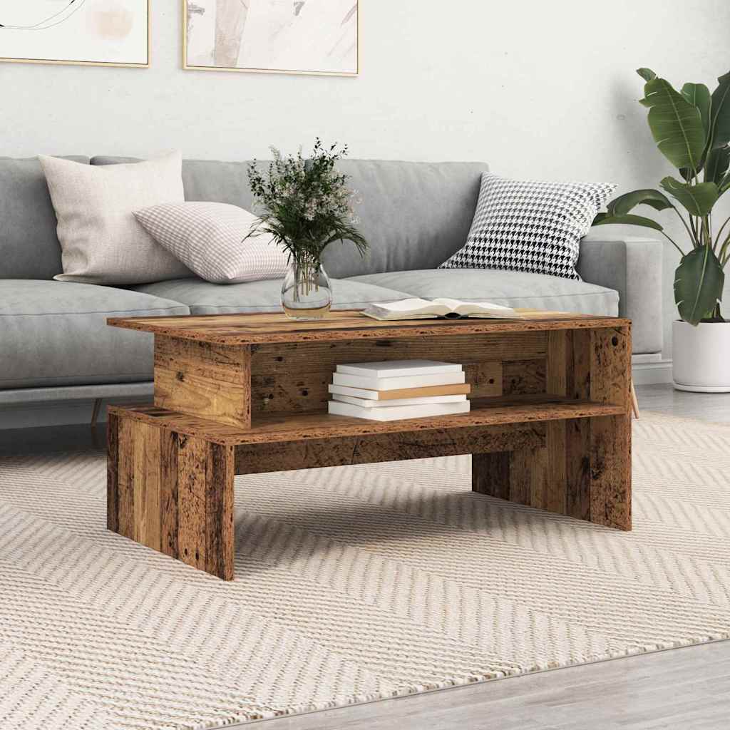 Mesa de Café Madera vieja 90 x 55 x 42,5 cm