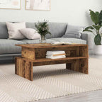 Mesa de Café Madera vieja 90 x 55 x 42,5 cm
