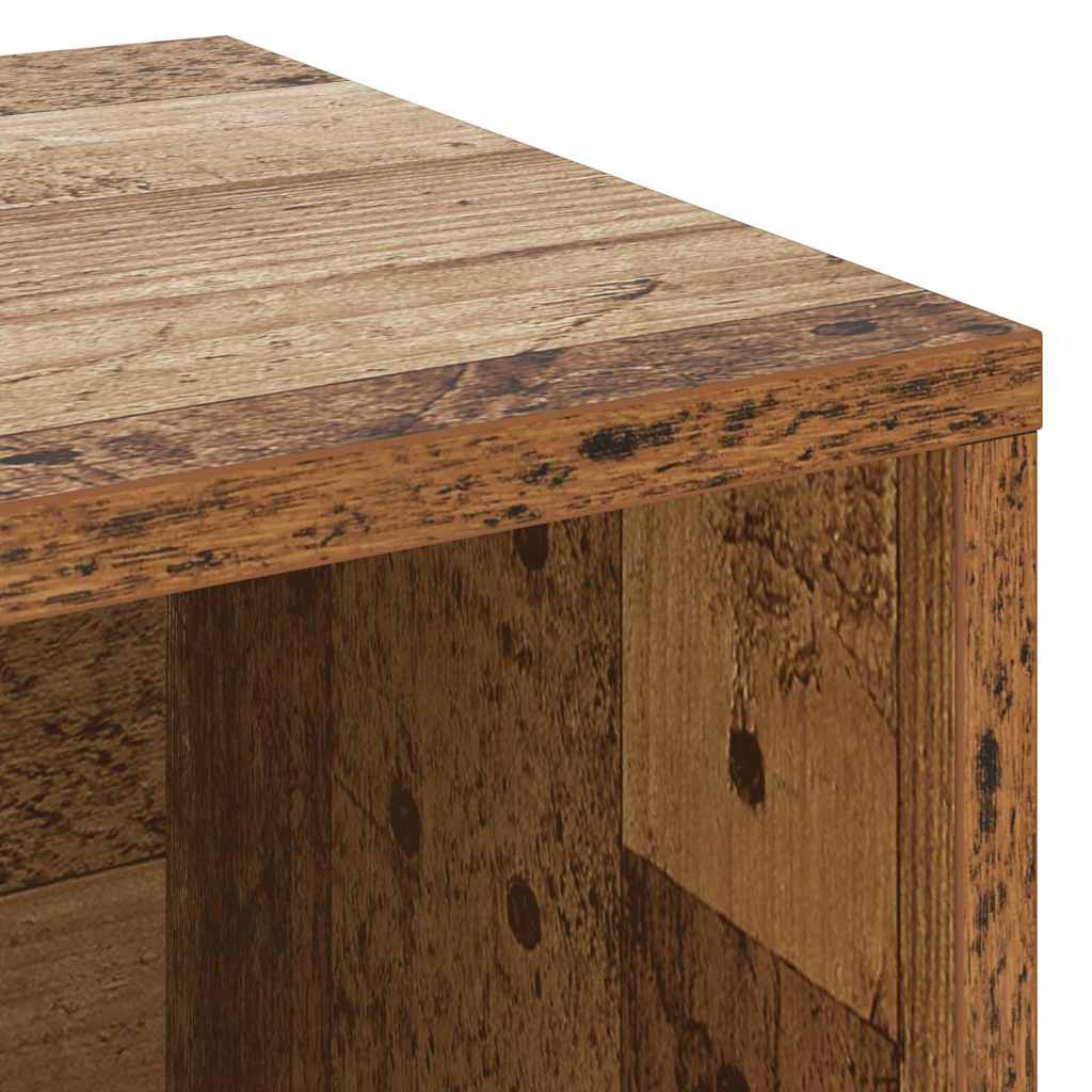 Banco para zapatos con estante Madera vieja 103 x 30 x 54,5 cm