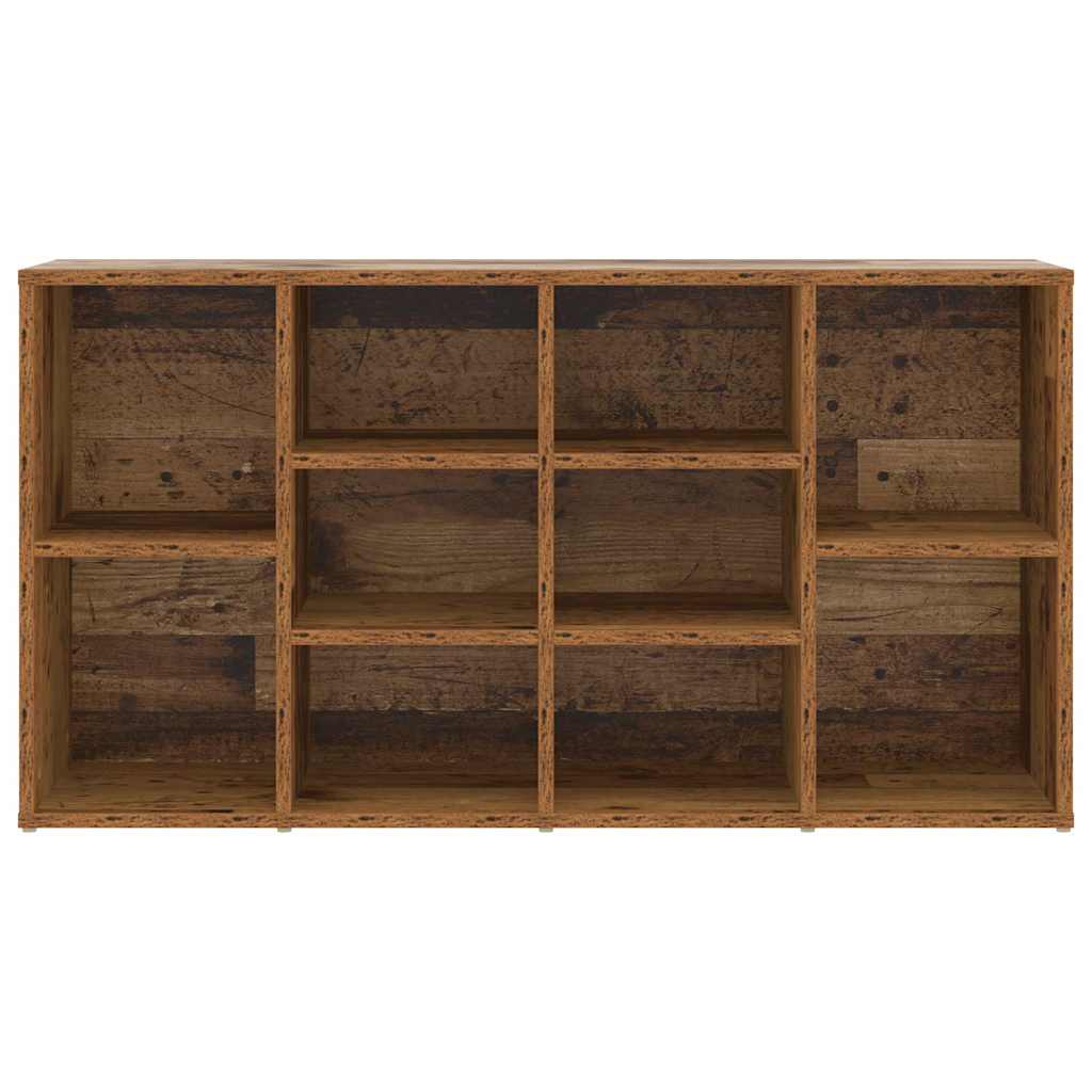 Banco para zapatos con estante Madera vieja 103 x 30 x 54,5 cm