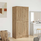 Armario con estante Roble Artesanal 82,5 x 51,5 x 180 cm