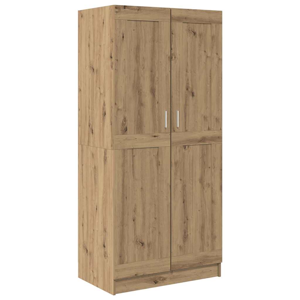 Armario con estante Roble Artesanal 82,5 x 51,5 x 180 cm