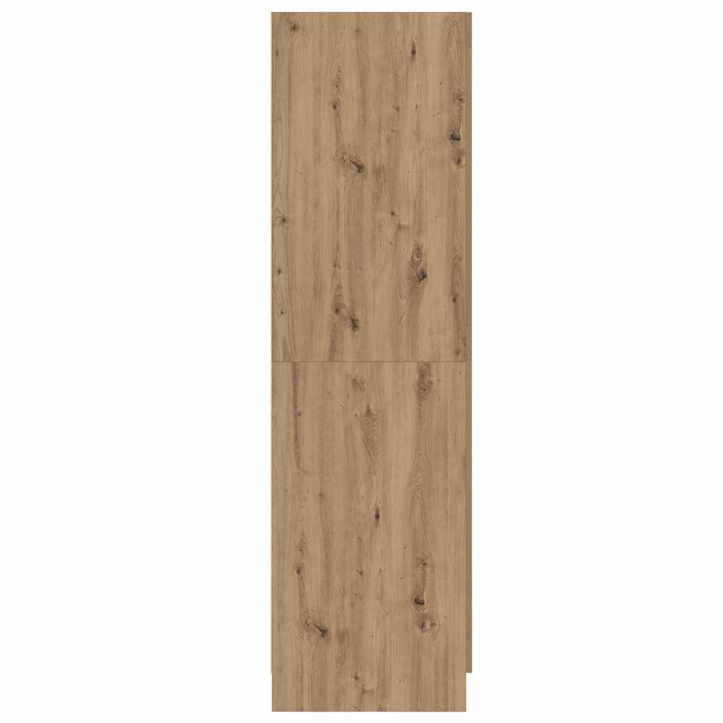 Armario con estante Roble Artesanal 82,5 x 51,5 x 180 cm