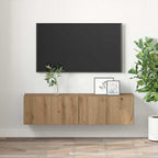 Conjunto de mueble de TV 2 pcs Marrón 60 x 30 x 30 cm