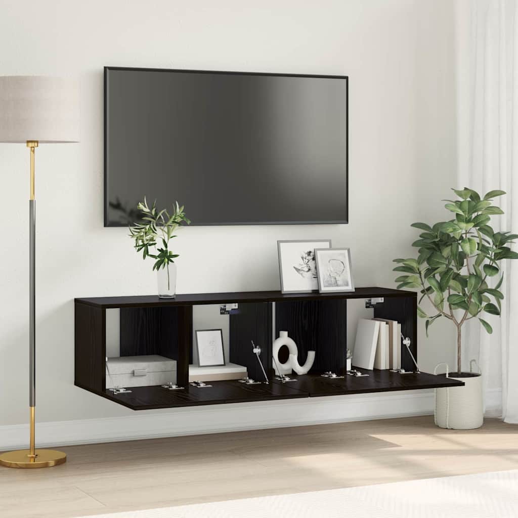 Conjunto de mueble de TV 2 pcs Marrón 60 x 30 x 30 cm
