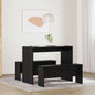 Conjunto de comedor 2 pcs Roble negro Madera contrachapada