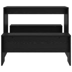 Conjunto de comedor 2 pcs Roble negro Madera contrachapada