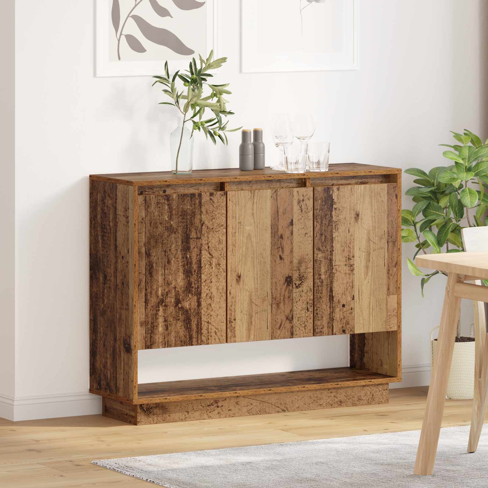 Aparador Madera vieja 97 x 29 x 75 cm Madera de ingeniería