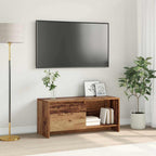 Conjunto de mueble de TV 8 pcs Madera envejecida