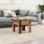 Mesa de Café Madera vieja 55 x 55 x 42 cm Madera de ingeniería
