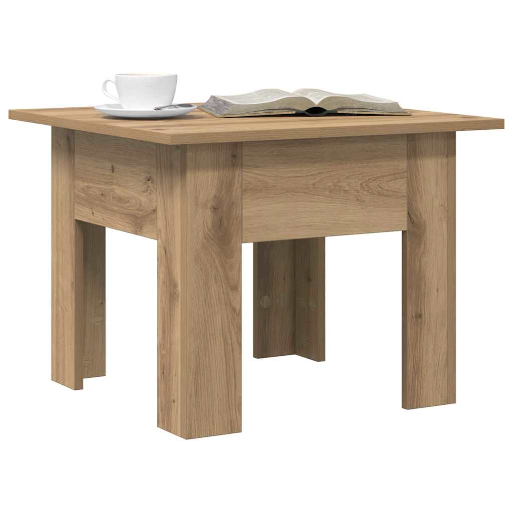 Mesa de Café Roble artesanal 55 x 55 x 42 cm