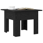 Mesa de Café Roble Negro 55 x 55 x 42 cm Madera de ingeniería