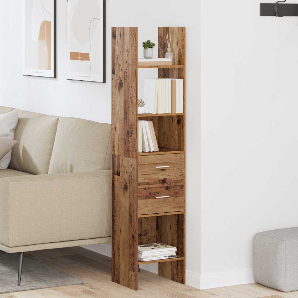 Estantería para libros Madera vieja 40 x 35 x 180 cm