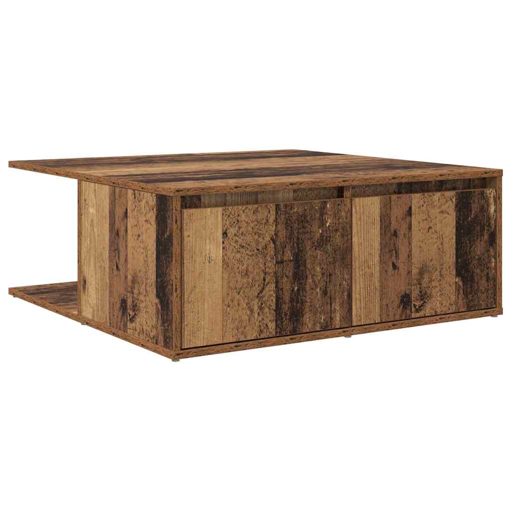 Mesa de Café con cajón Madera antigua 80 x 80 x 31 cm