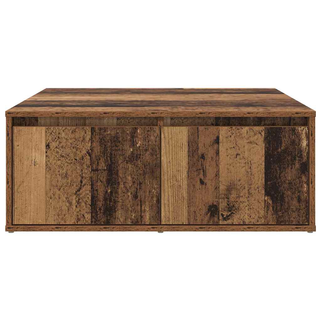 Mesa de Café con cajón Madera antigua 80 x 80 x 31 cm