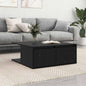 Mesa de Centro com gaveta em madeira antiga 80 x 80 x 31 cm