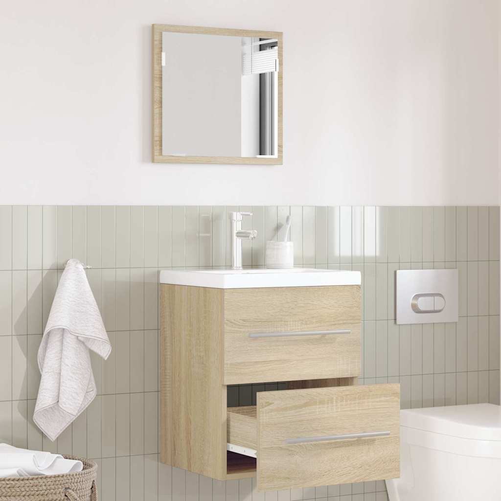 Juego de muebles de baño con cajón Gris 41 x 38,5 x 48 cm