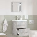 Juego de muebles de baño con cajón Gris 41 x 38,5 x 48 cm