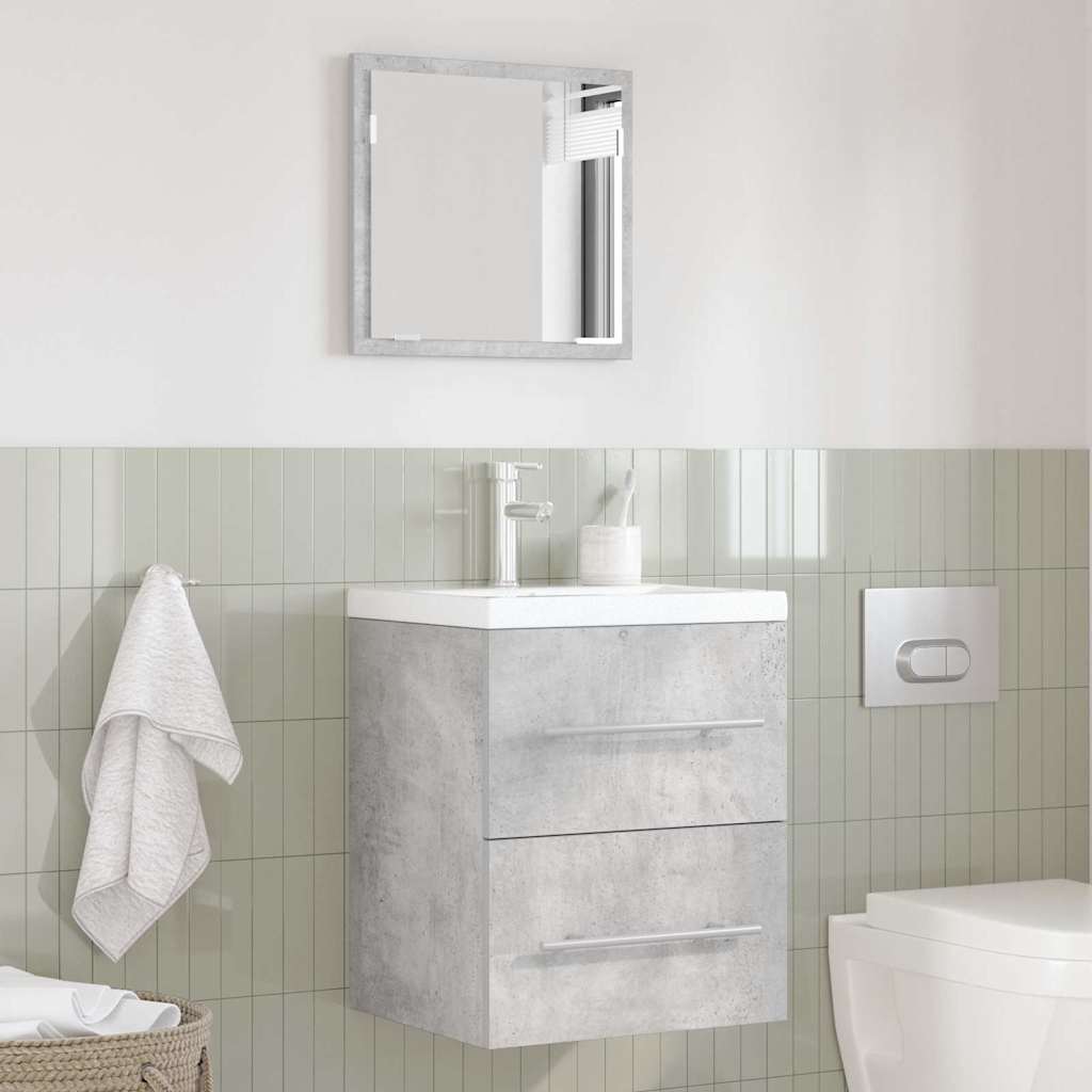 Juego de muebles de baño con cajón Gris 41 x 38,5 x 48 cm