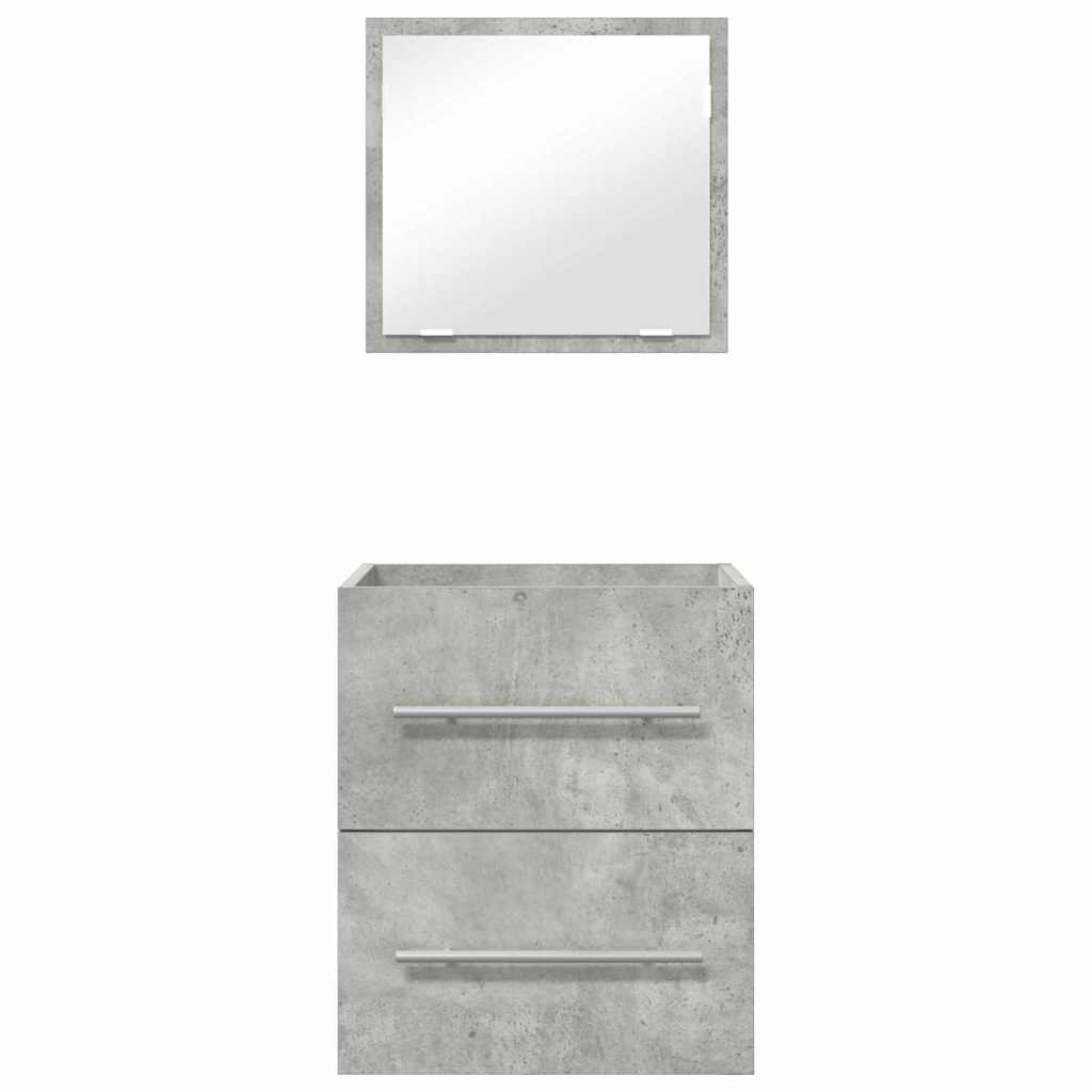 Juego de muebles de baño con cajón Gris 41 x 38,5 x 48 cm