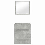 Juego de muebles de baño con cajón Gris 41 x 38,5 x 48 cm