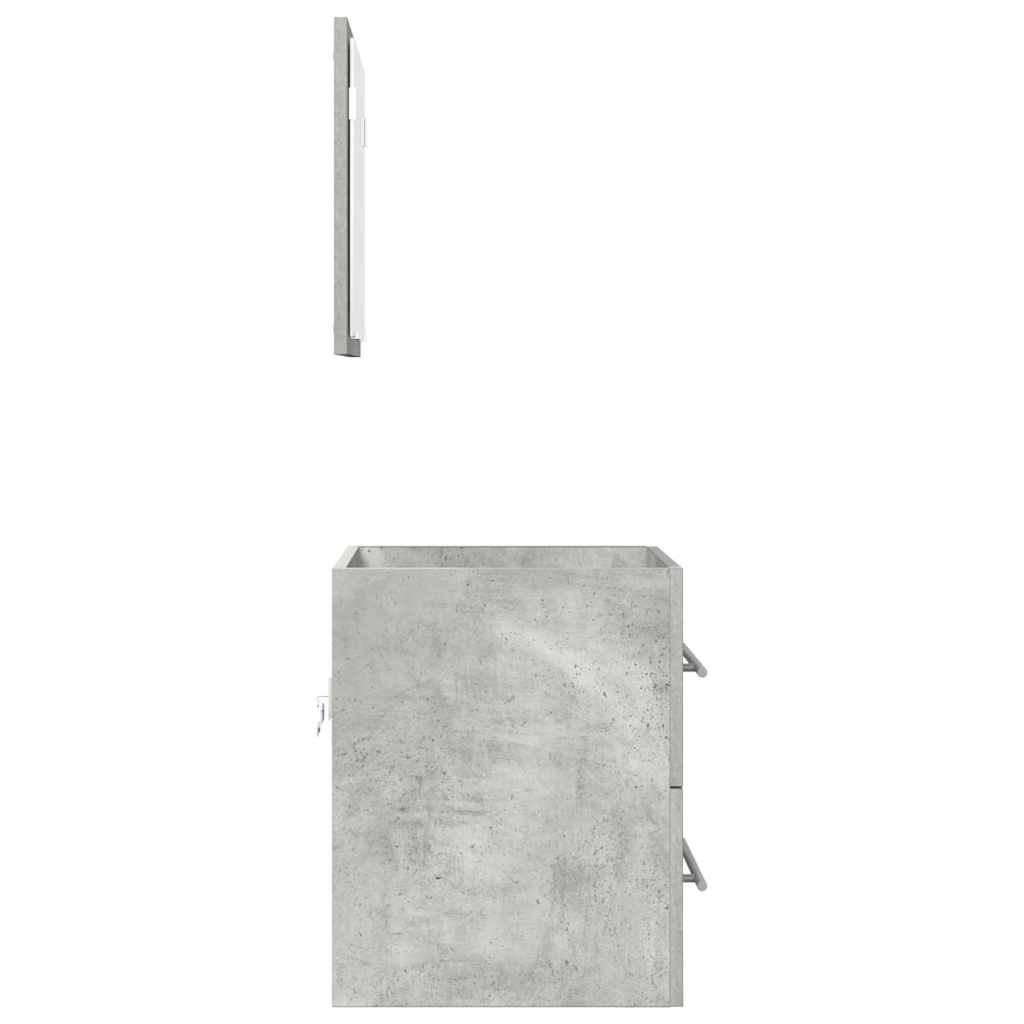 Juego de muebles de baño con cajón Gris 41 x 38,5 x 48 cm