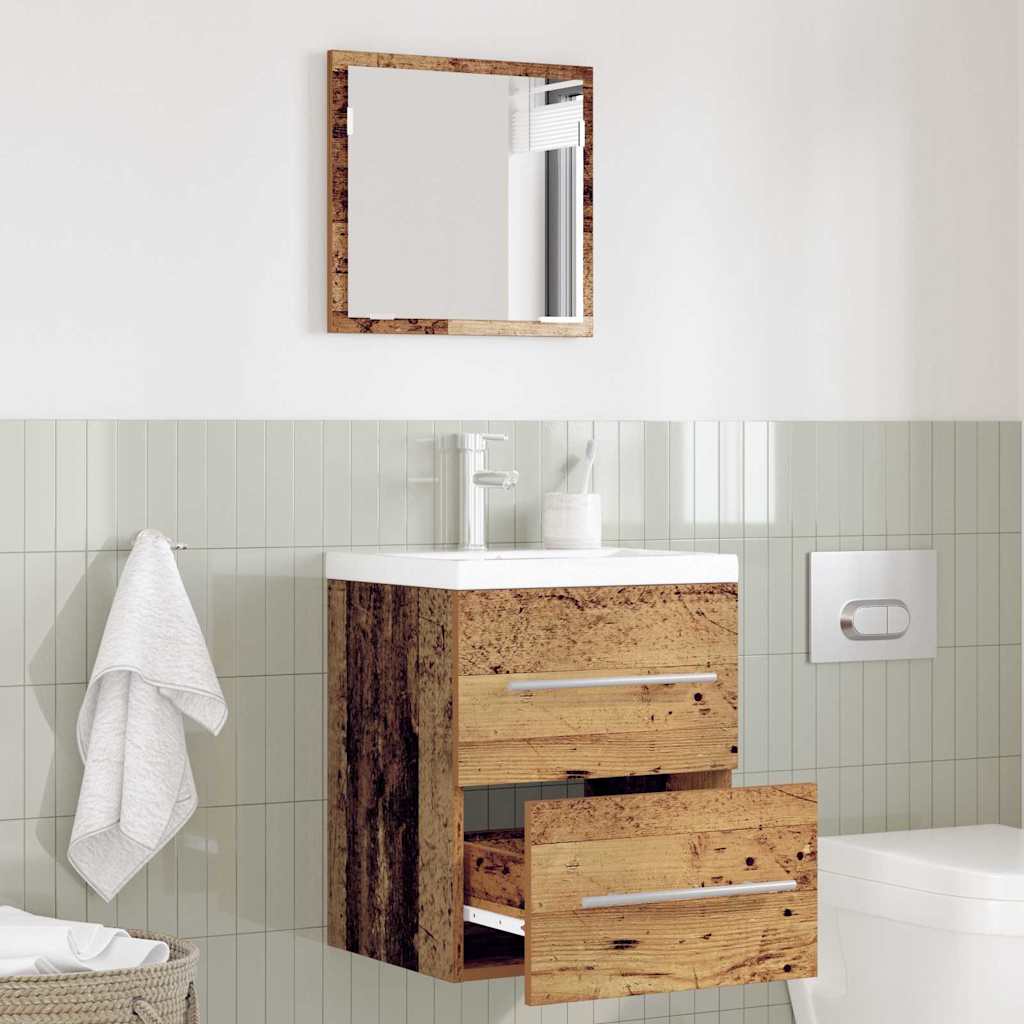 Juego de muebles de baño con cajón Marrón 41 x 38,5 x 48 cm