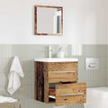 Juego de muebles de baño con cajón Marrón 41 x 38,5 x 48 cm