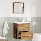 Juego de muebles de baño con cajón Marrón 41 x 38,5 x 48 cm