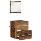 Juego de muebles de baño con cajón Marrón 41 x 38,5 x 48 cm