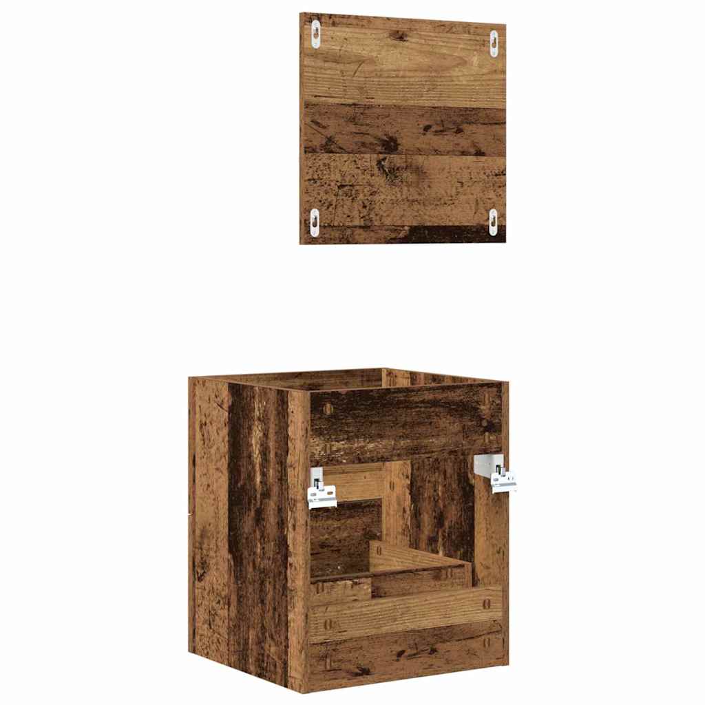 Juego de muebles de baño con cajón Marrón 41 x 38,5 x 48 cm